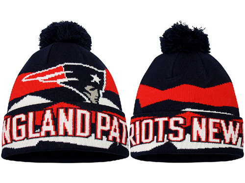 NFL New England Patriots Logo Stitched Knit Beanies 001